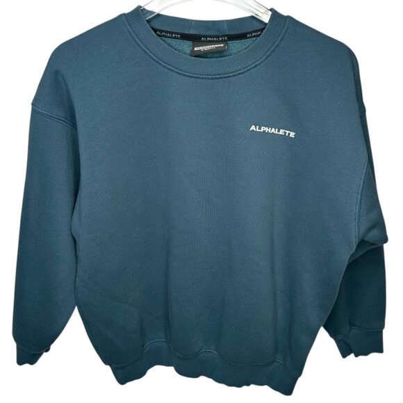 Alphalete Crewneck Blue Sweatshirt Size XS - Picture 1 of 6